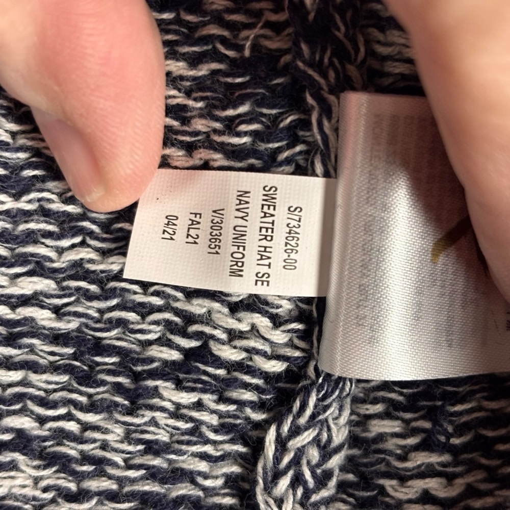 Baby Gap Navy Marled Zip-Front Sweater – 18–24 Months - Picture 5 of 6